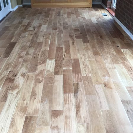 Solid Oak Floor Fitting