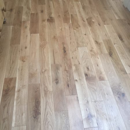 Solid Oak Floor Fitting