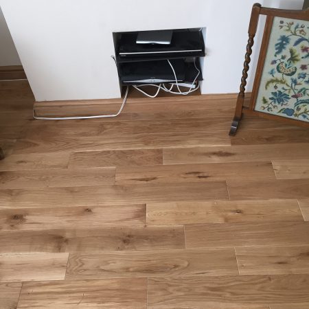 Solid Oak Floor Fitting